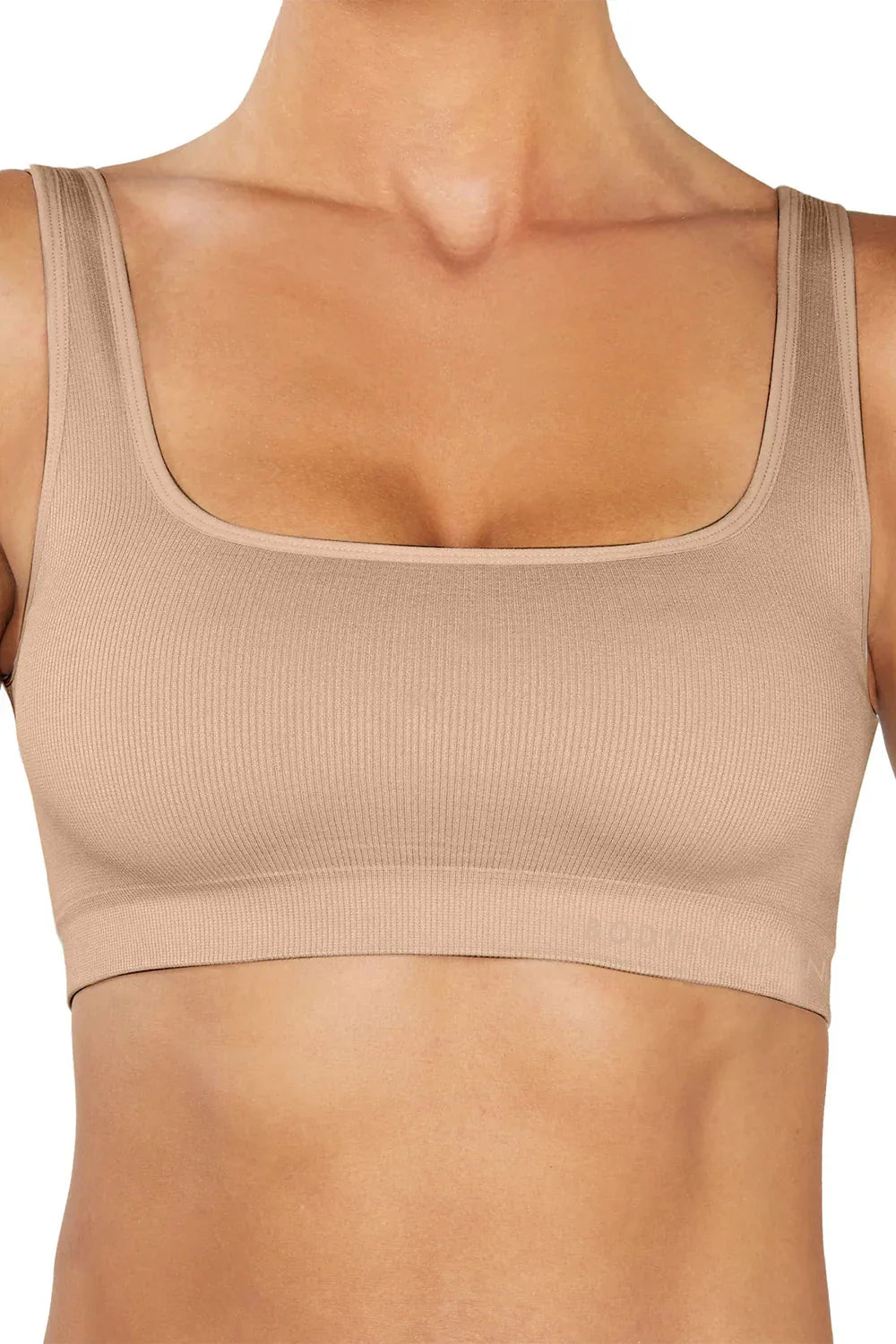 Sculpt Rib Bra Nude - Body London