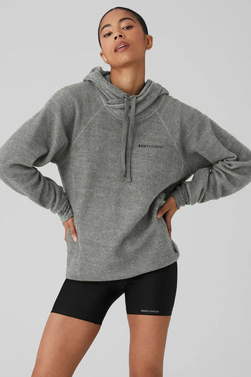 Motion Core Hoodie Grey Sweatshirt - Body London