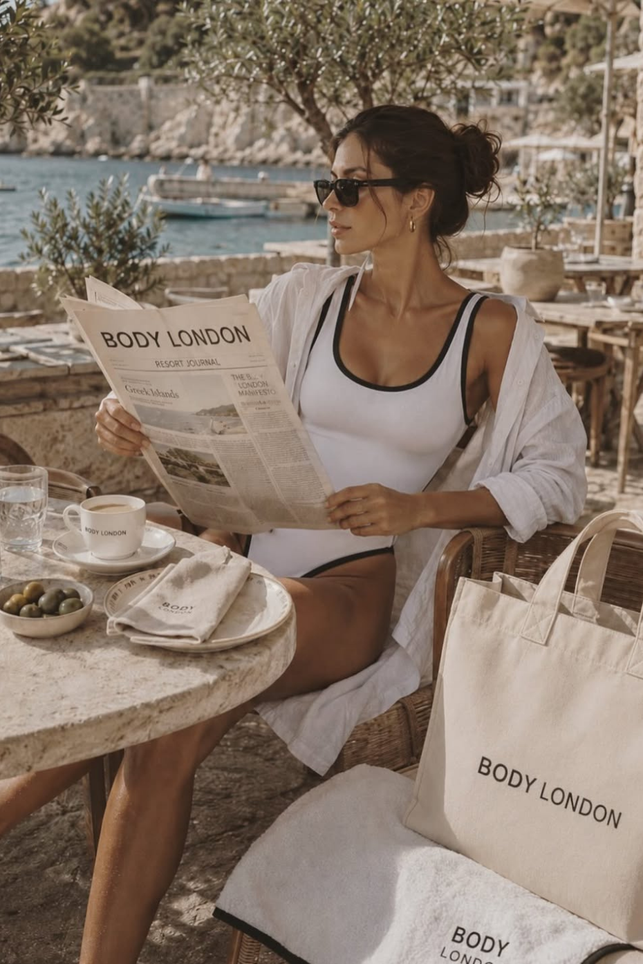 Marina One-Piece Swimsuit – Ivory