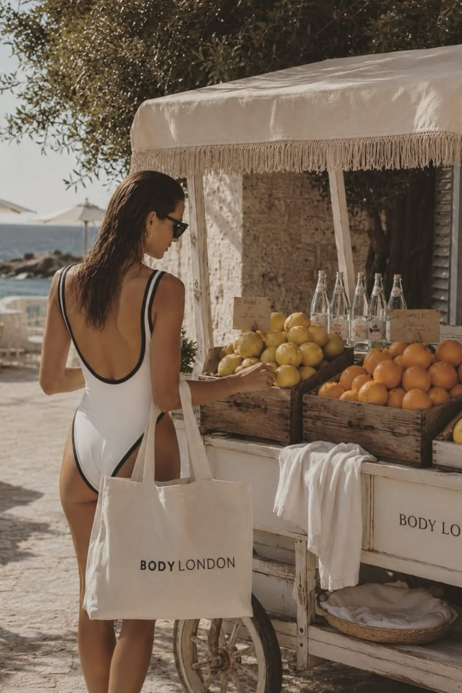 Marina One-Piece Swimsuit – Ivory