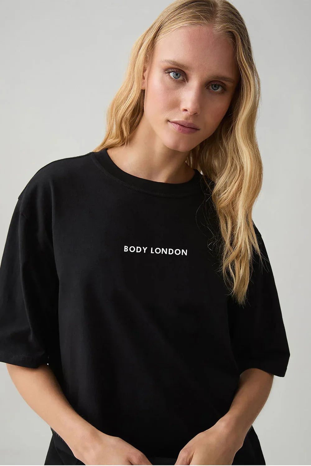 Retro Logo T-Shirt – Black - Body London