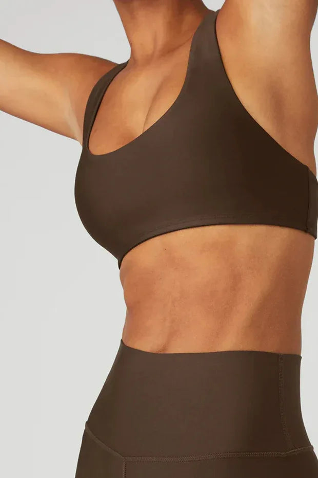 Airlift Advantage Racerback Bra – Espresso - Body London