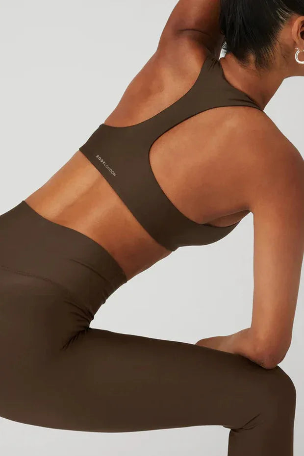 Airlift Advantage Racerback Bra – Espresso - Body London