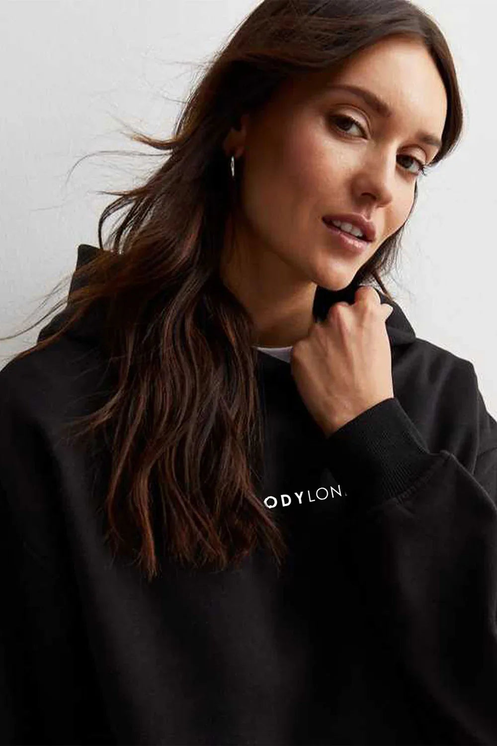 Hooded Sweatshirt – Black - Body London