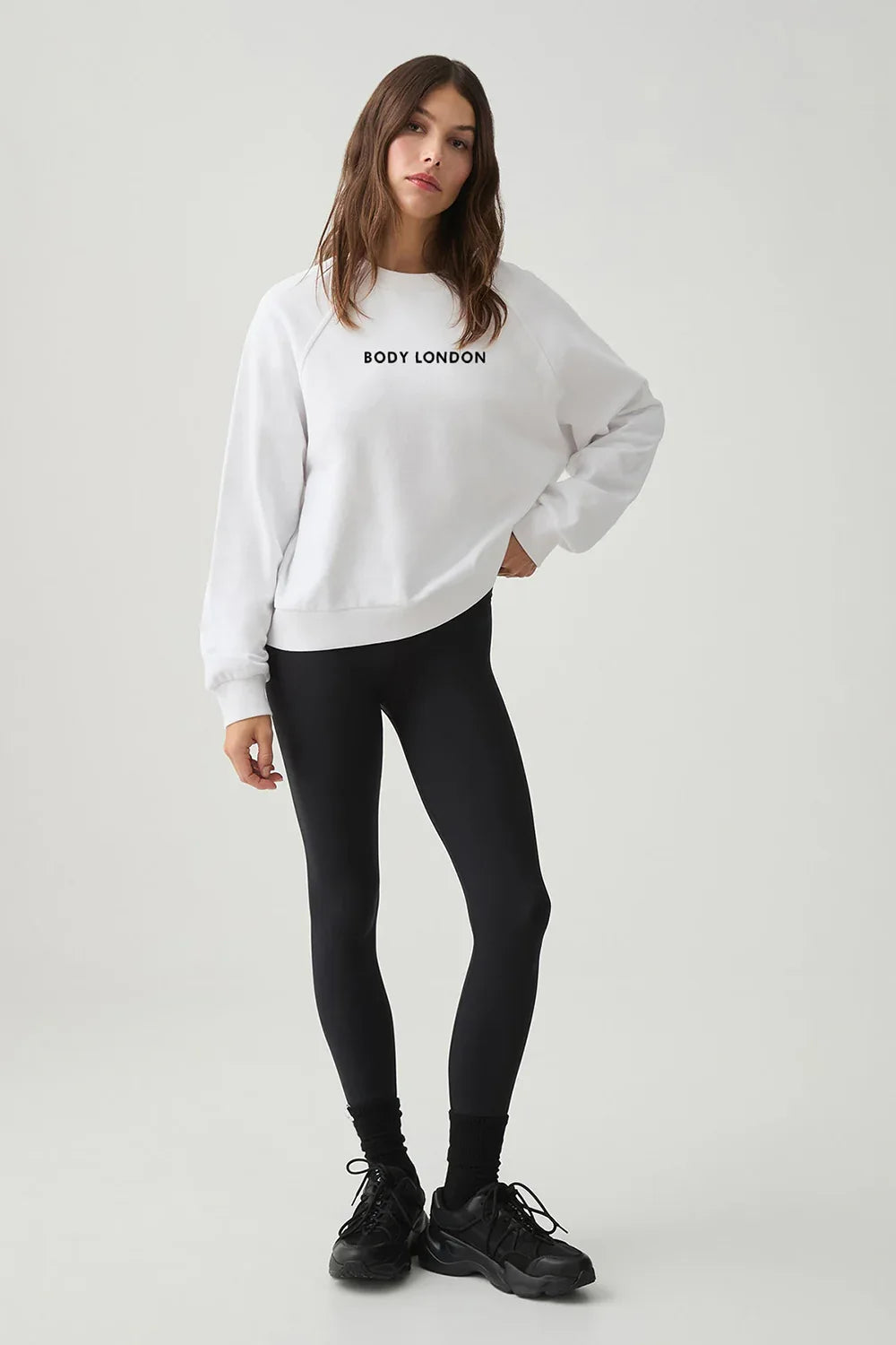 Oversized White Sweatshirt - Body London