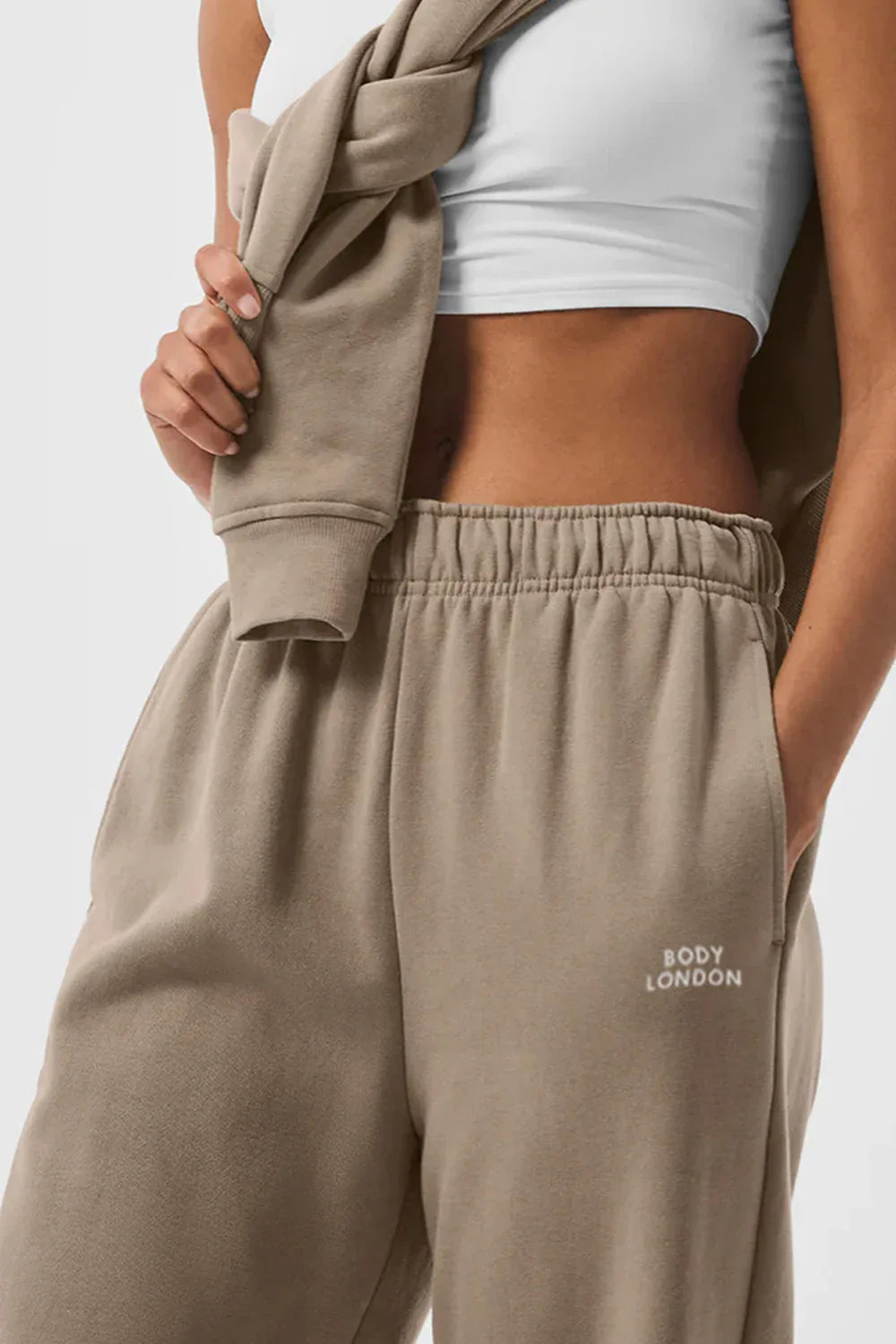 Beige Sweatpants - Body London