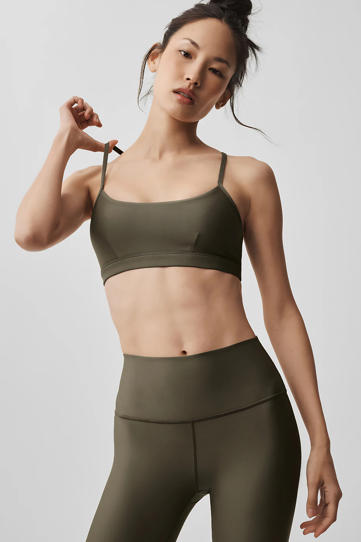 Sculpt Scoop Bra – Olive