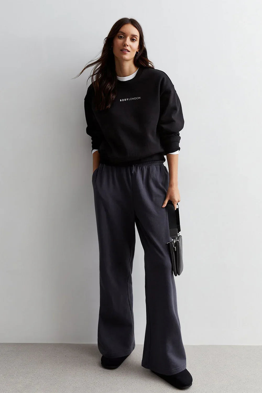 Jersey Cropped Sweatshirt - Body London