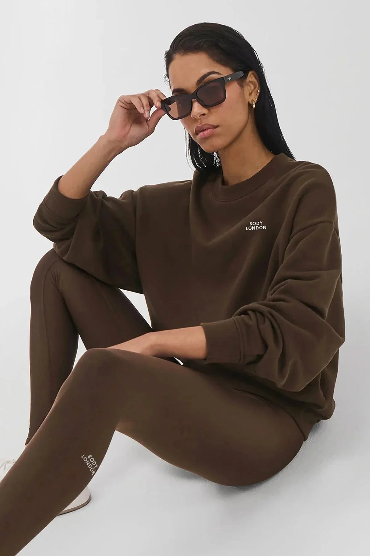 Crew Neck Espresso Sweatshirt - Body London