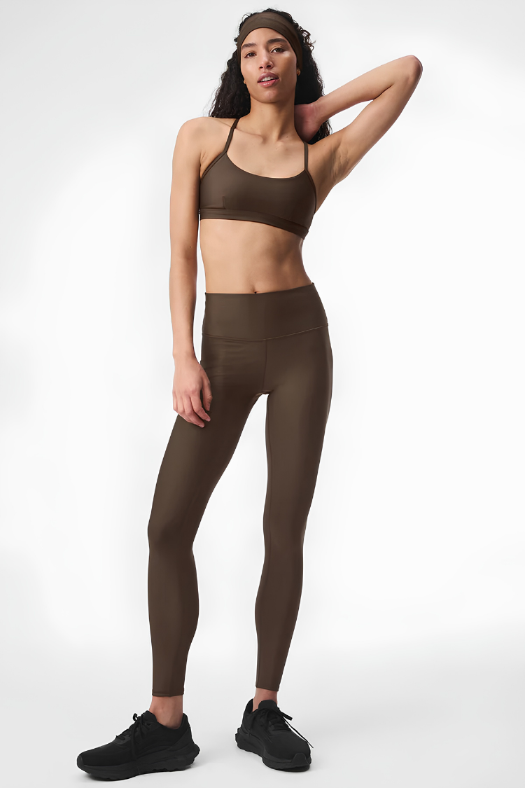 Sculpt High-Rise Leggings – Espresso Brown