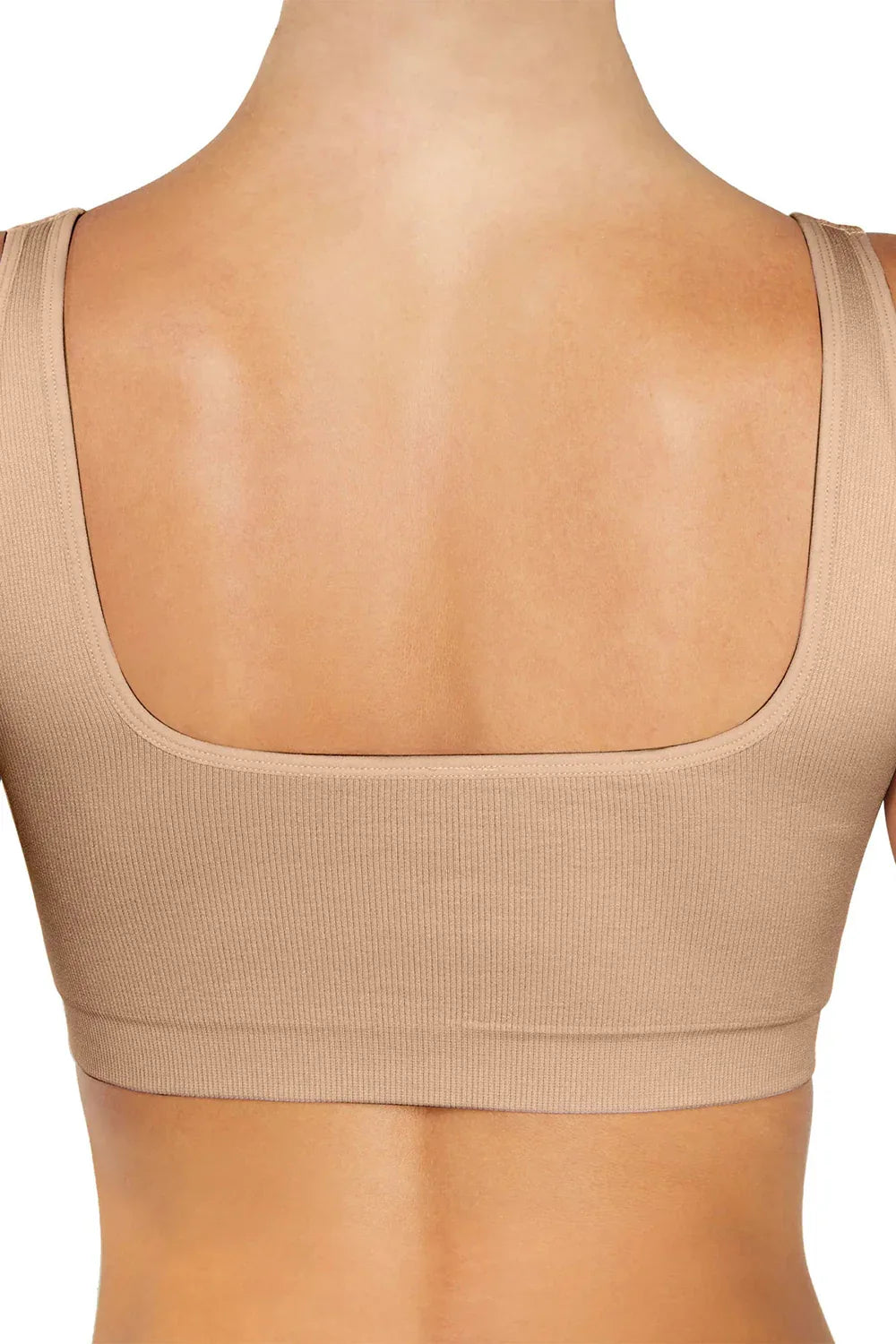 Sculpt Rib Bra Nude - Body London