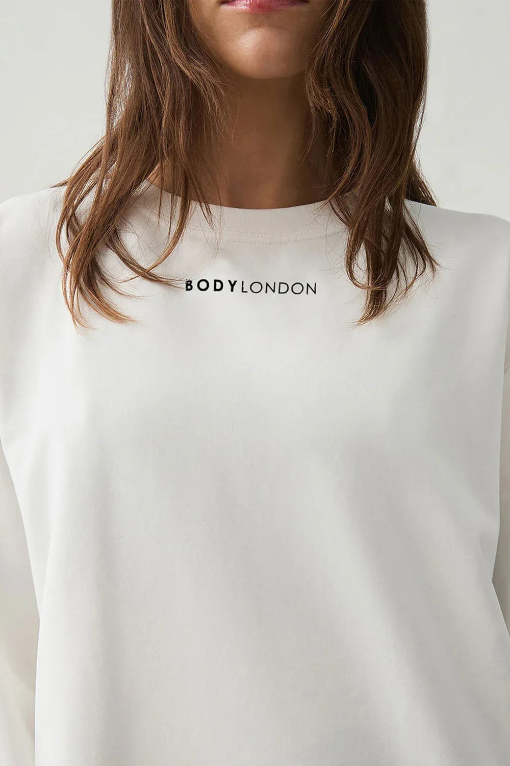 Long Sleeve White T-Shirt - Body London