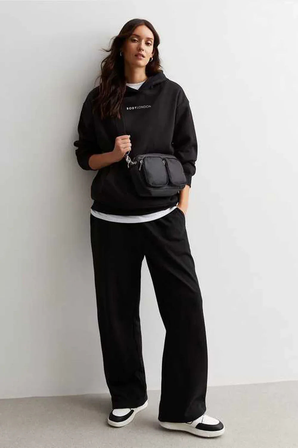 Hooded Sweatshirt – Black - Body London