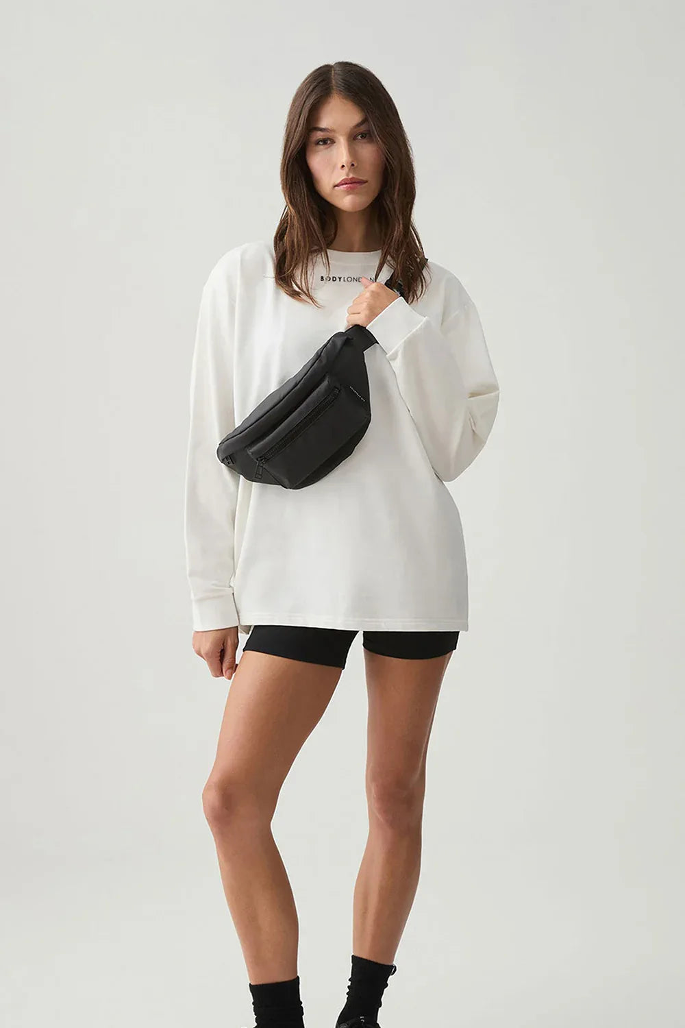Long Sleeve White T-Shirt - Body London