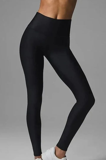 High-Waist Airlift Leggings – Black - Body London