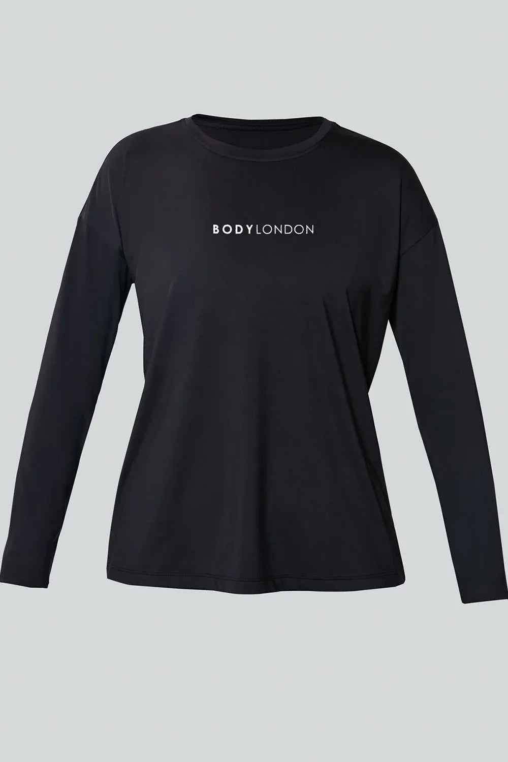 Long Sleeve Black T-Shirt - Body London