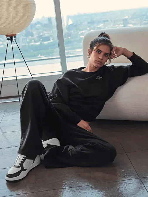 Comfort Sport Sneakers – Black / White - Body London