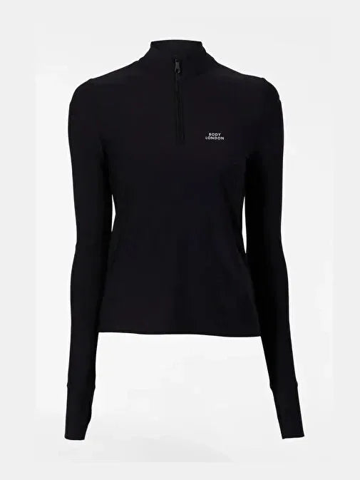 Zip Up Long Sleeve Top High Performance & Luxury Comfort - Body London