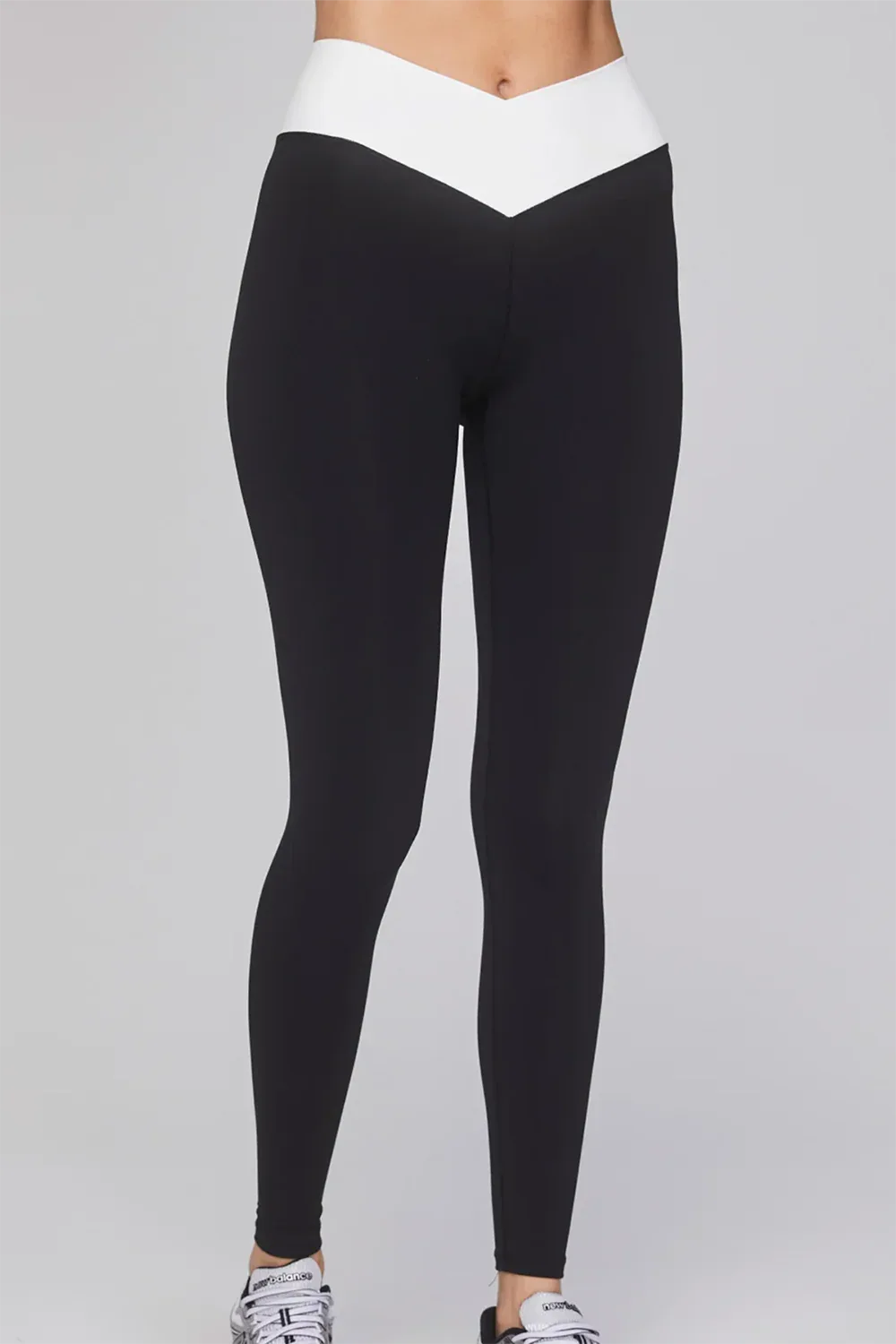 High Waist Cross Waist Sculpting Leggings - Body London