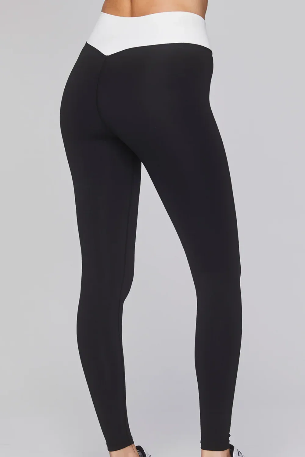 High Waist Cross Waist Sculpting Leggings - Body London