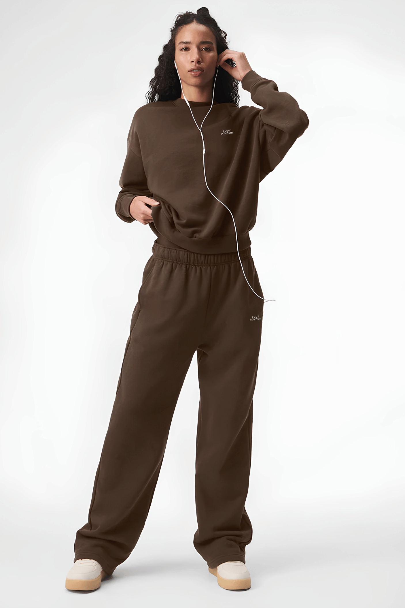 Crew Neck Sweatshirt – Espresso Brown