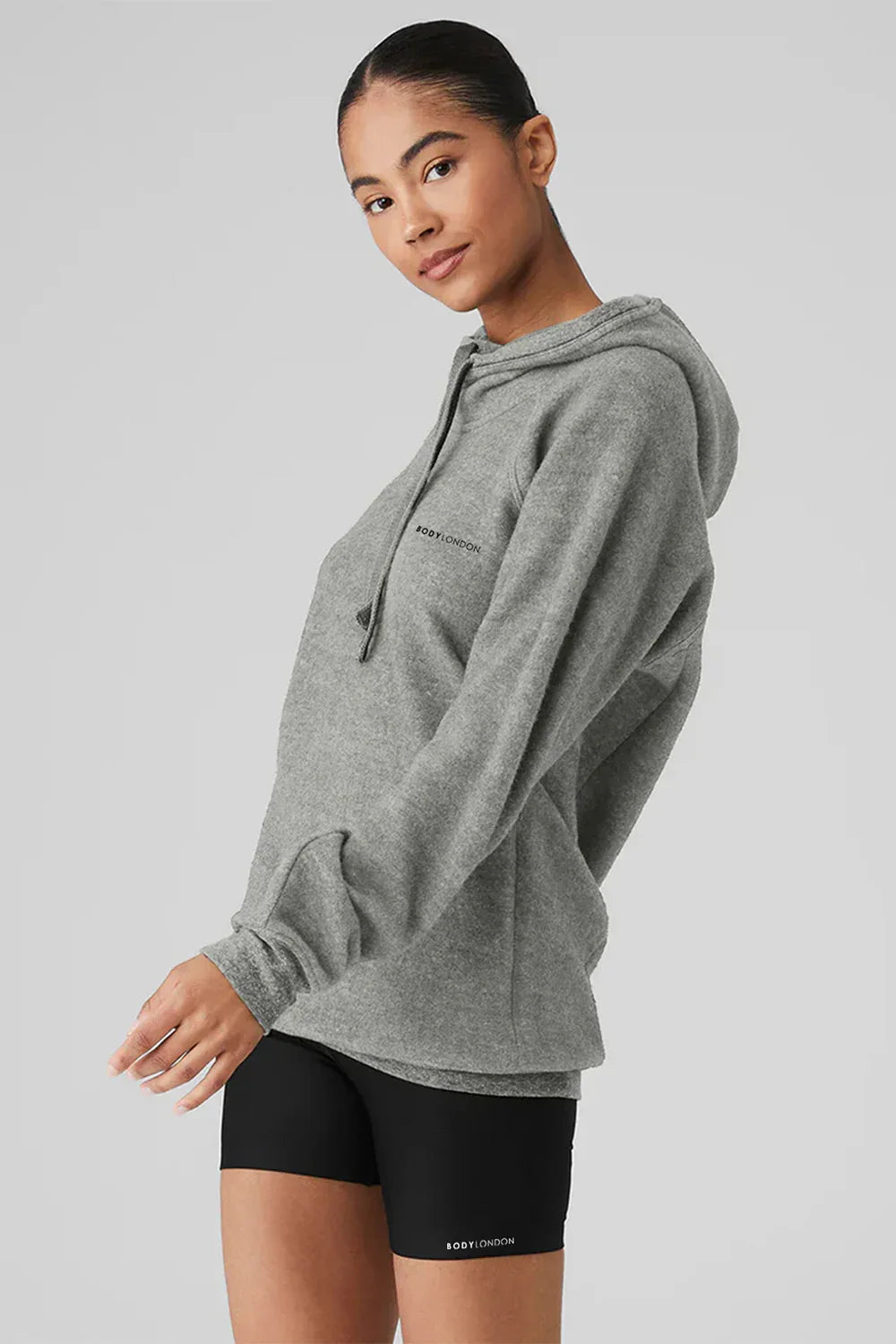 Motion Core Hoodie Grey Sweatshirt - Body London