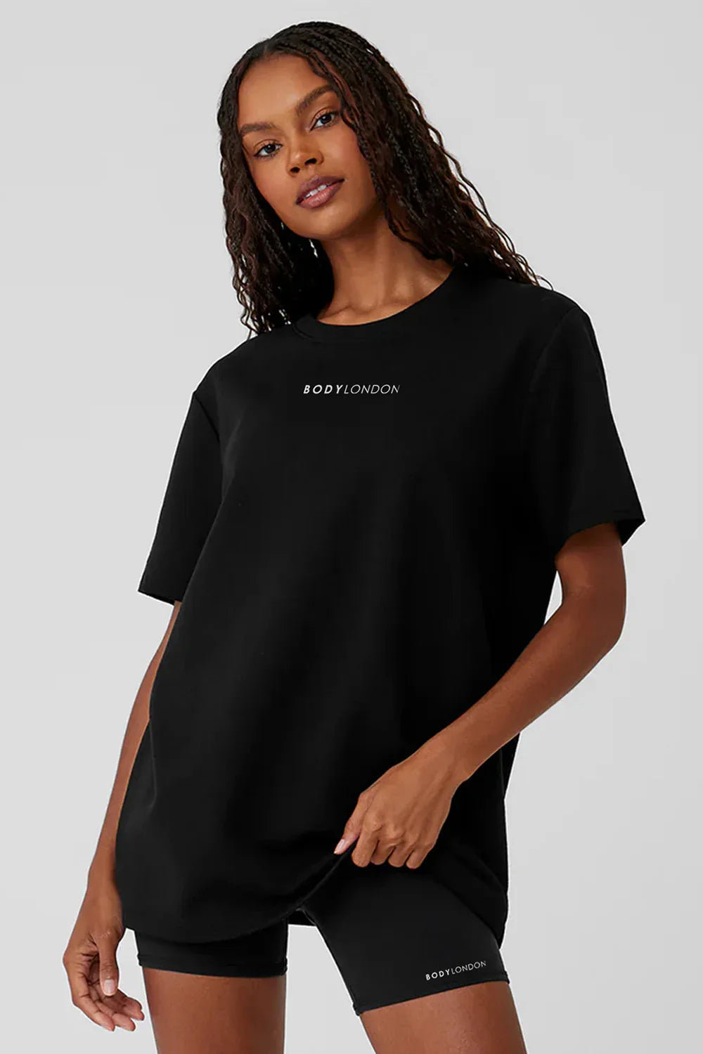 Retro Logo T-Shirt – Black - Body London