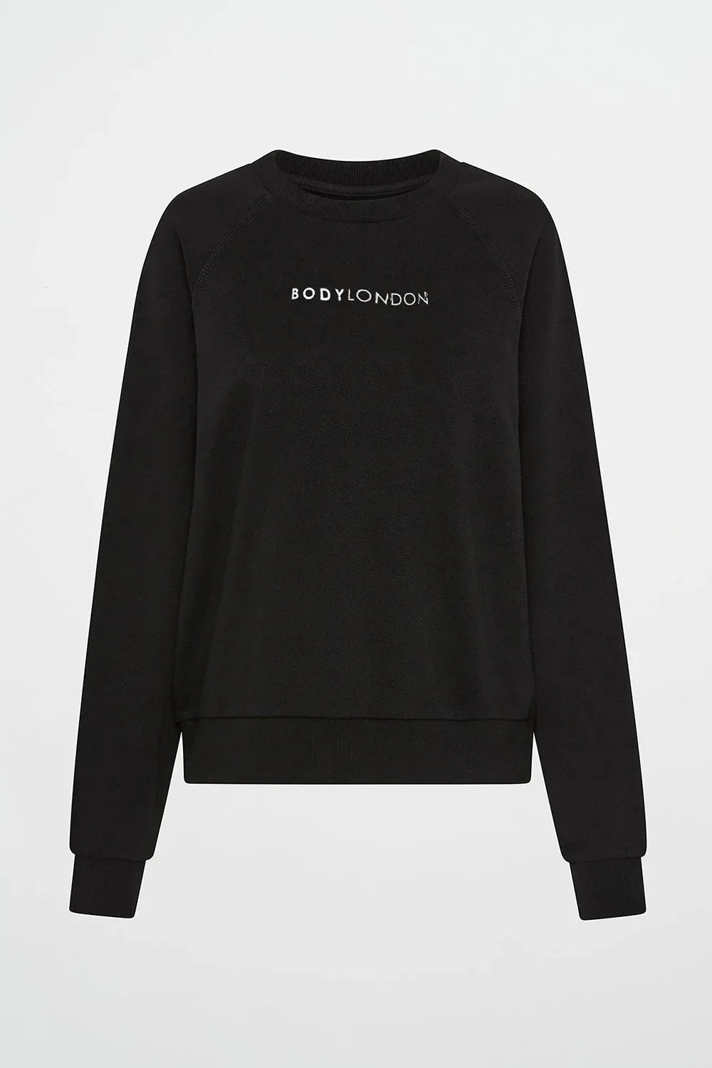 Oversized Short Black Sweatshirt - Body London