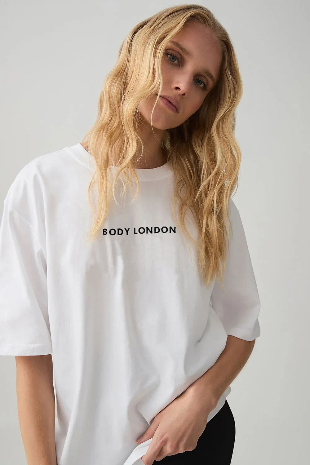 Retro Logo T-Shirt – White - Body London