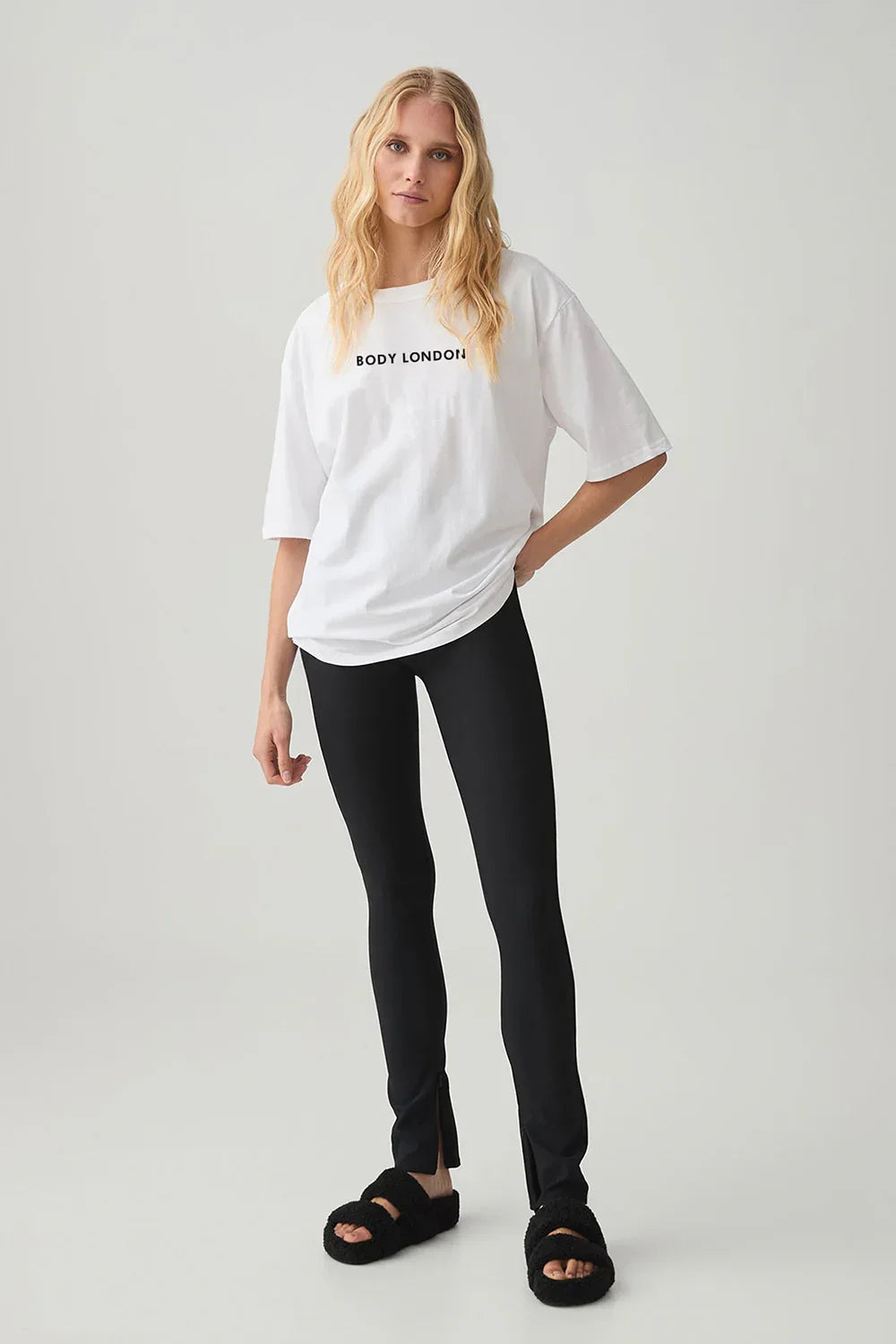 Retro Logo T-Shirt – White - Body London