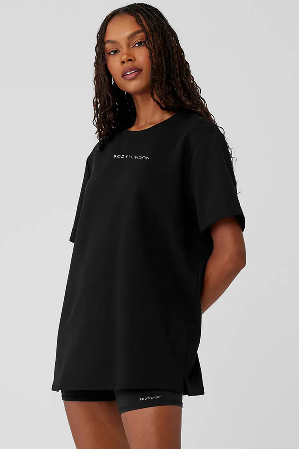 Retro Logo T-Shirt – Black - Body London